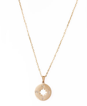 Compass Necklace "Road Trip"