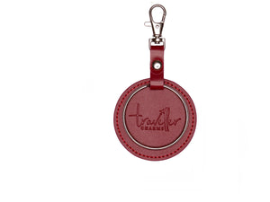 SILVER Key Chain - Red - Traveller Charms